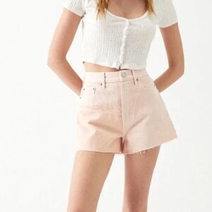 PacSun Dusty Pink Ultra High Rise Vintage Denim Short